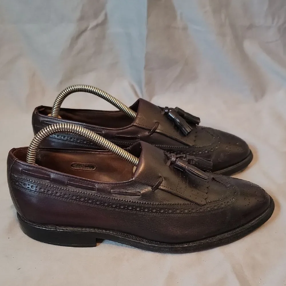 Allen Edmonds Black Leather Loafers Slip-Ons